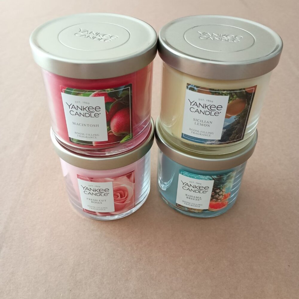 Yankee Candle 4 small tumblers bundle
